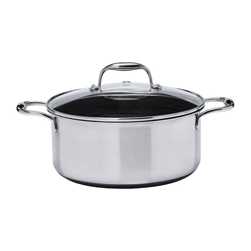 CAÇAROLA EM AÇO INOX 24 CM 4,7L MAIL ORDE HIVER 104669 OXFORD