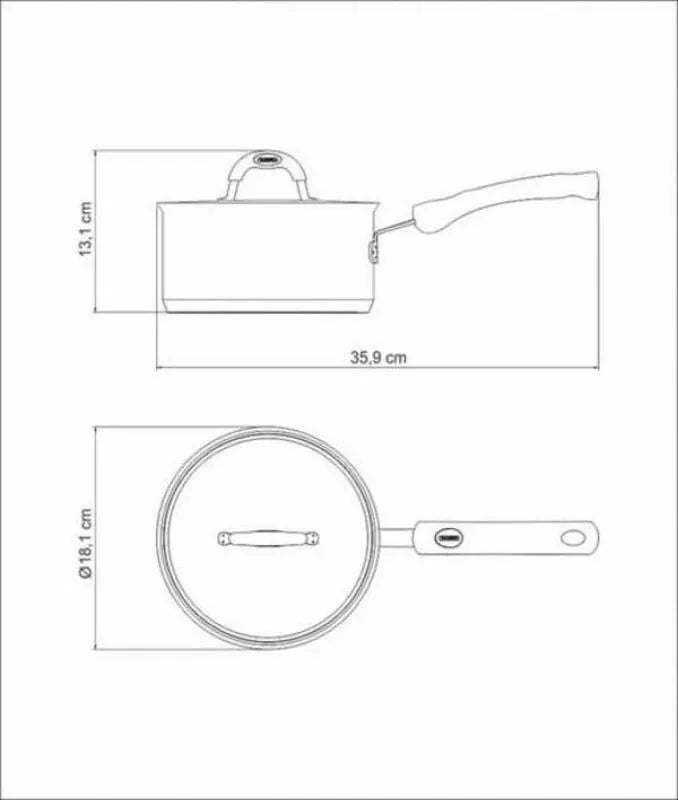 PANELA ACO INOX DUO COLOR 62381/166 TRAMONTINA