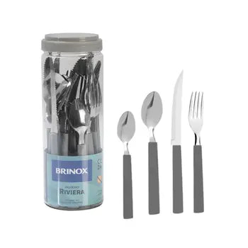 FAQUEIRO RIVIERA 24 PCS CZF 6025/732 BRINOX