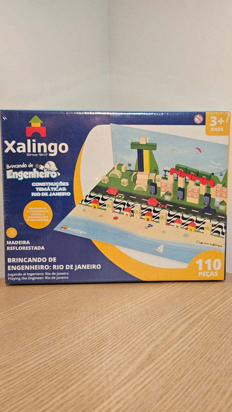 BRINCANDO DE ENGENHEIRO RIO DE JANEIRO 110PCS 54654 XALINGO