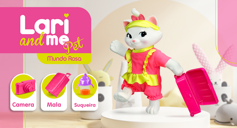 LARI AND ME MUNDO ROSA PET 5800 ROMA