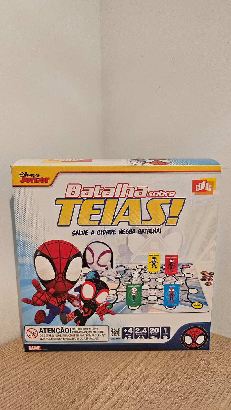 JGS BRINQUEDO CARTON SPIDEY BATALHA SOBRE TEIAS COPAG