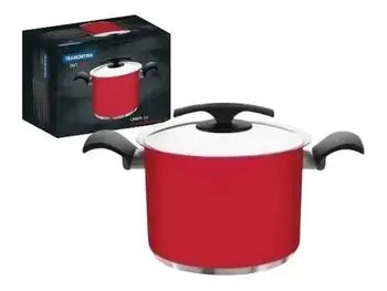 CALDEIRÃO AÇO INOX C/ALCAS DUO COLOR 62385/206 TRAMONTINA