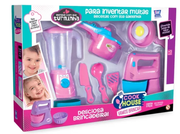 COOK HOUSE VAMOS BRINCAR 7629 ZUCA TOYS