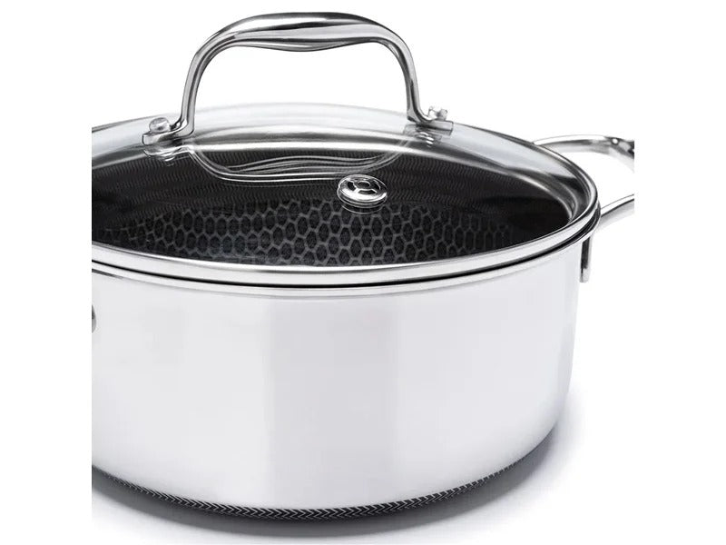 CAÇAROLA EM AÇO INOX 24 CM 4,7L MAIL ORDE HIVER 104669 OXFORD